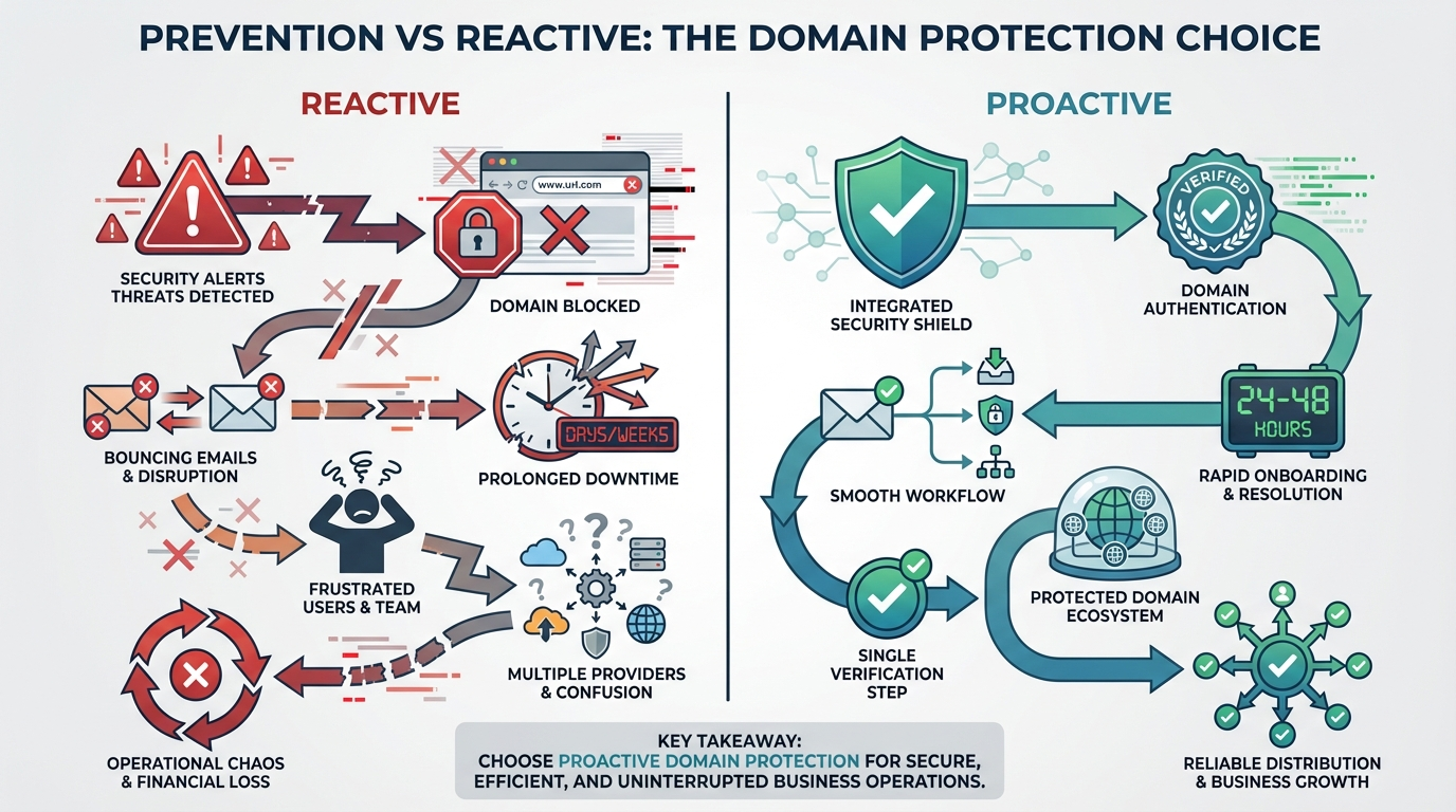 Prevention vs Reactive: The domain protection choice